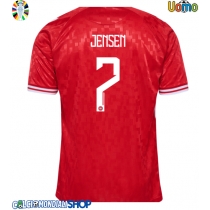 Maglie da calcio Danimarca Mathias Jensen #7 Prima Maglia Europei 2024 Manica Corta